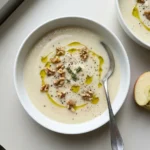 Gordon Ramsay Celeriac and Apple Soup with Crushed Walnuts