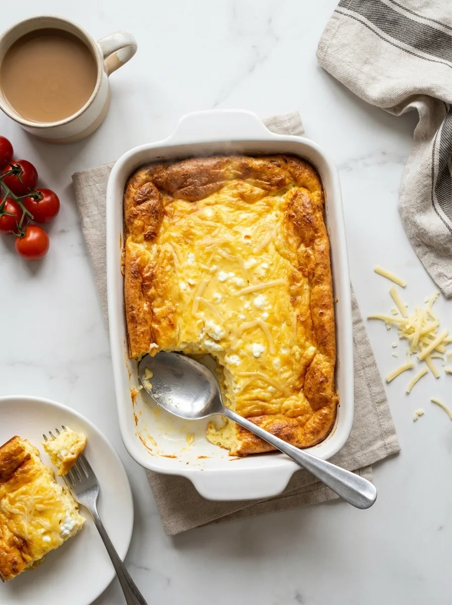Gordon Ramsay Cheat’s Soufflé with Three Cheeses