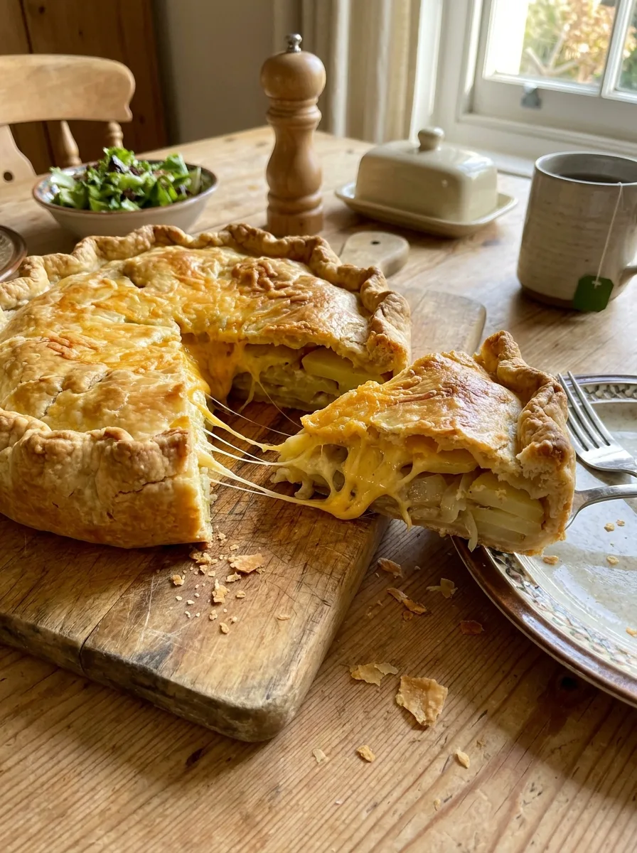 Gordon Ramsay Cheese and Onion Pie
