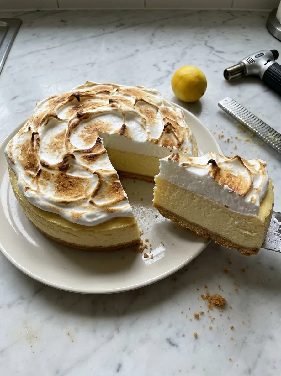Gordon Ramsay Lemon Meringue Cheesecake