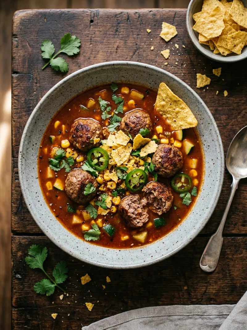 Gordon Ramsay’s Spicy Meatball Soup