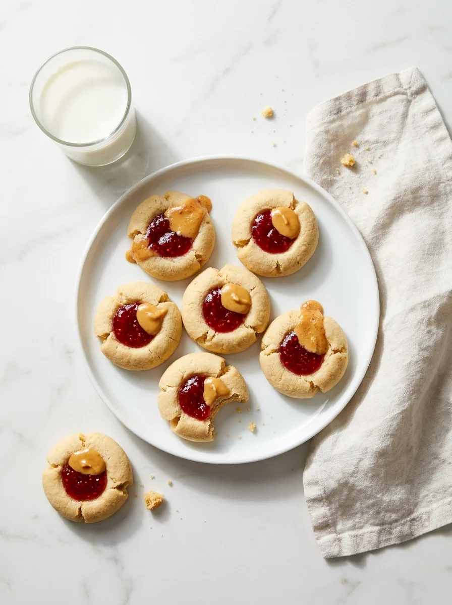 Gordon Ramsay’s Peanut Butter and Jam Cookies