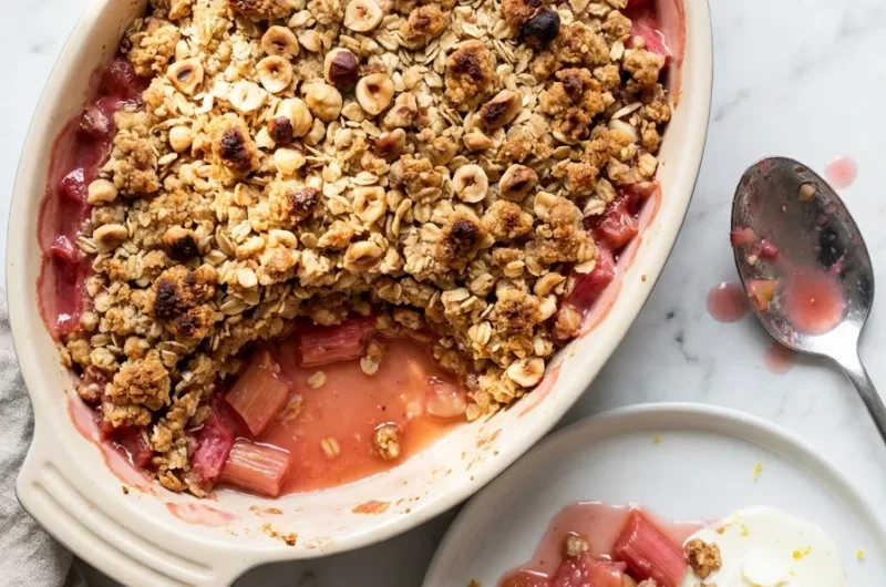 Gordon Ramsay Rhubarb Crumble