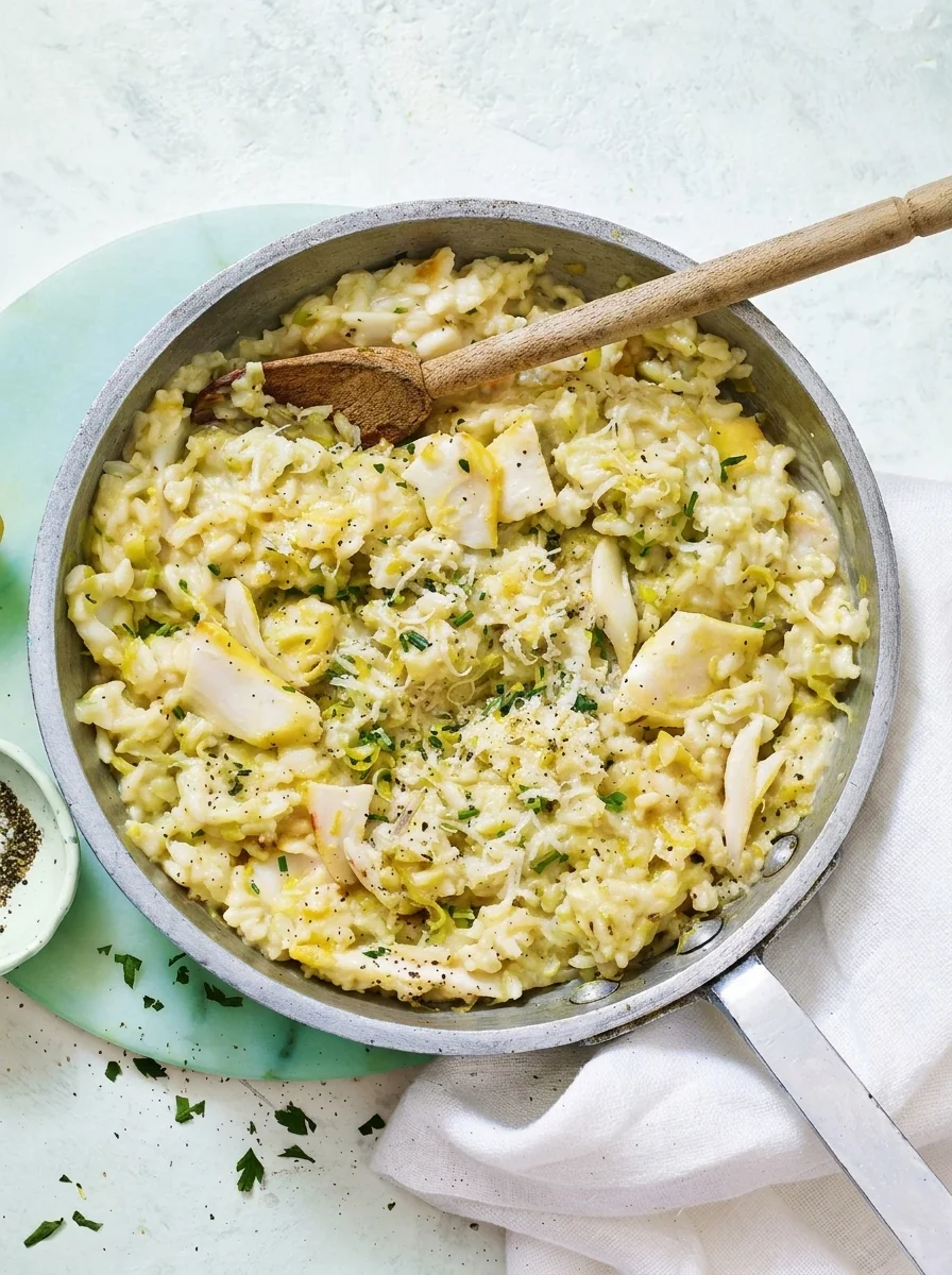 Gordon Ramsay smoked haddock risotto