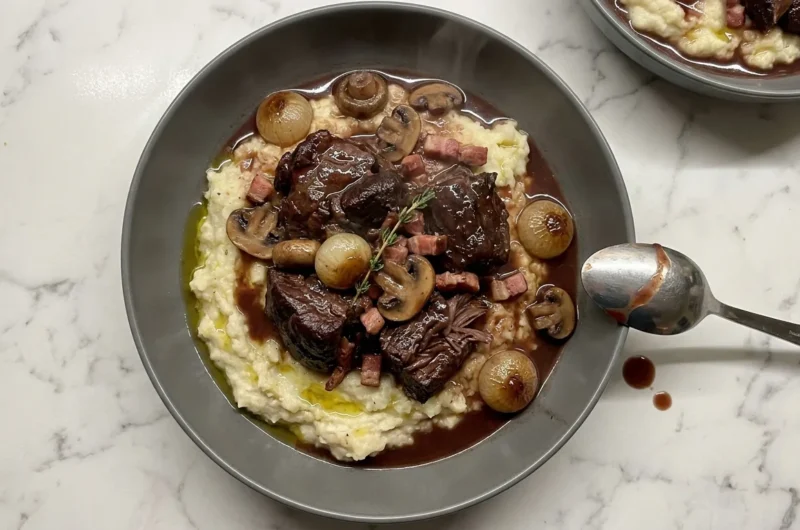 Gordon Ramsay's Beef Bourguignon with Celeriac Mash