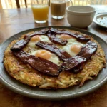 Gordon Ramsay’s Hash Brown Baked Eggs with Candied Bacon