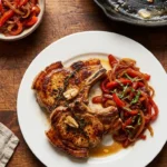 Gordon Ramsay’s Pork Chops with Sweet and Sour Peppers