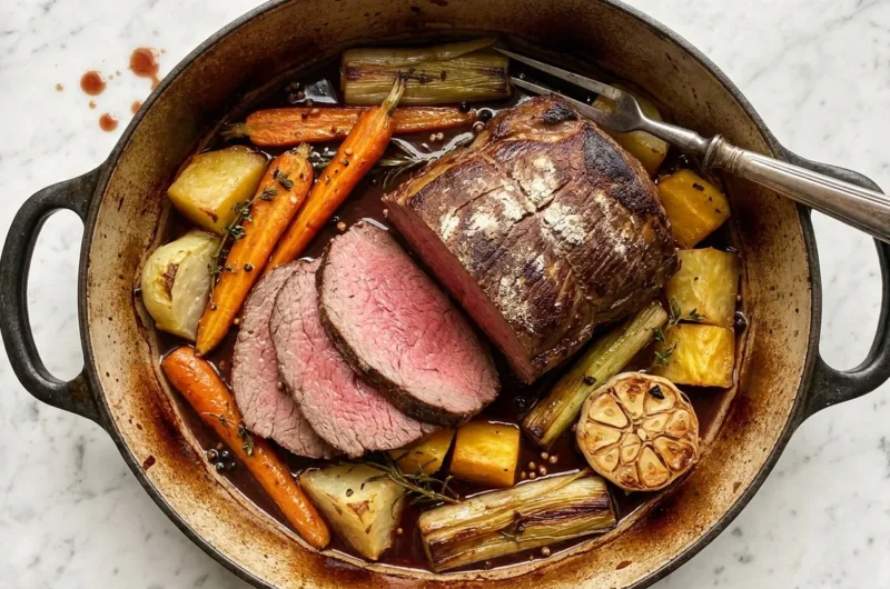Gordon Ramsay's Pot-Roast Sirloin of Beef with Root Vegetables