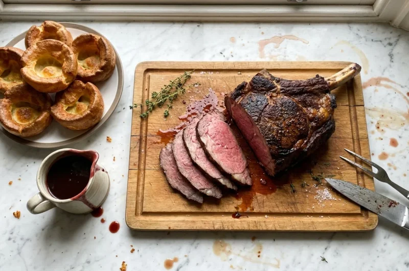 Gordon Ramsay's Roast Beef with Yorkshire Pudding and Red Wine Gravy