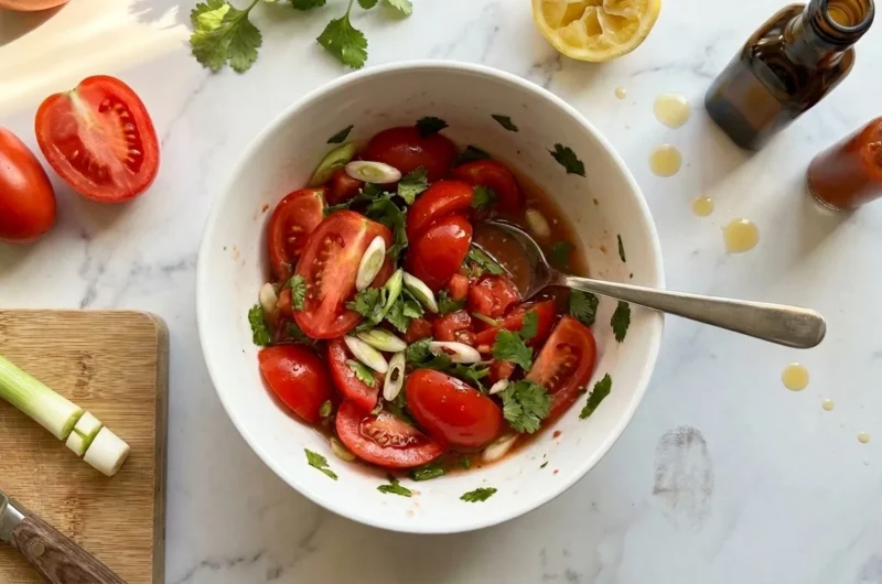 Gordon Ramsay Tomato Salsa (Fresh, With Sesame Oil)