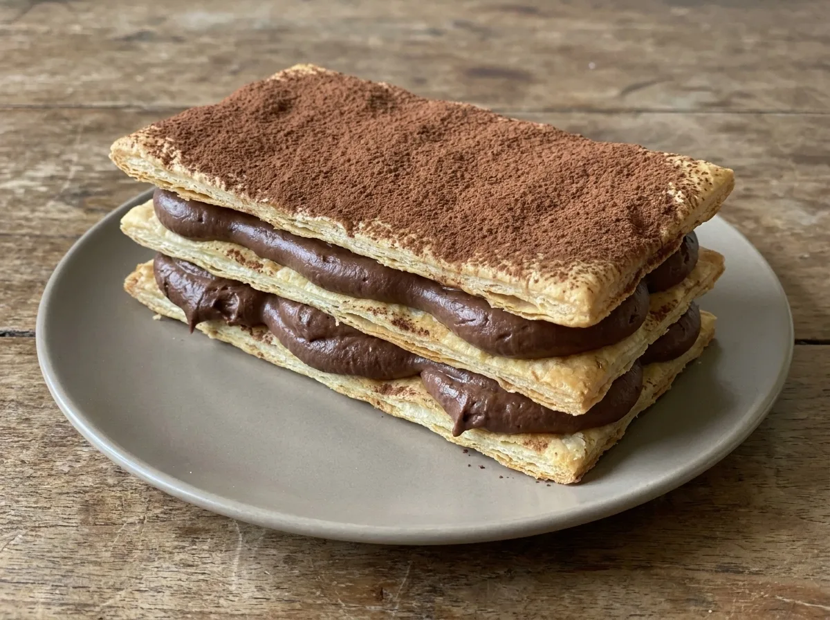 Gordon Ramsay Chocolate Mille Feuille with Lavender