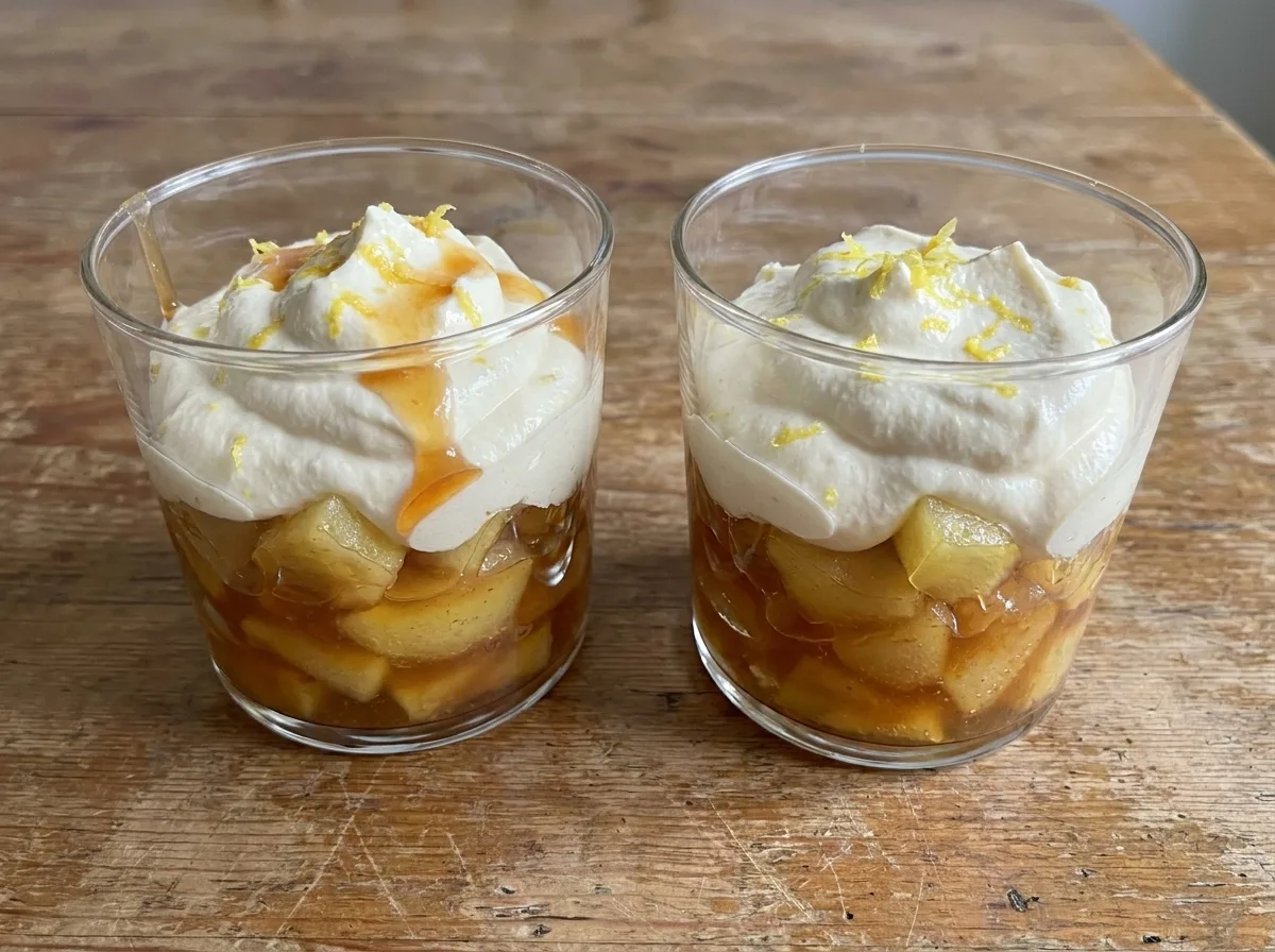 Gordon Ramsay Apple Compote with a Creamy Whip