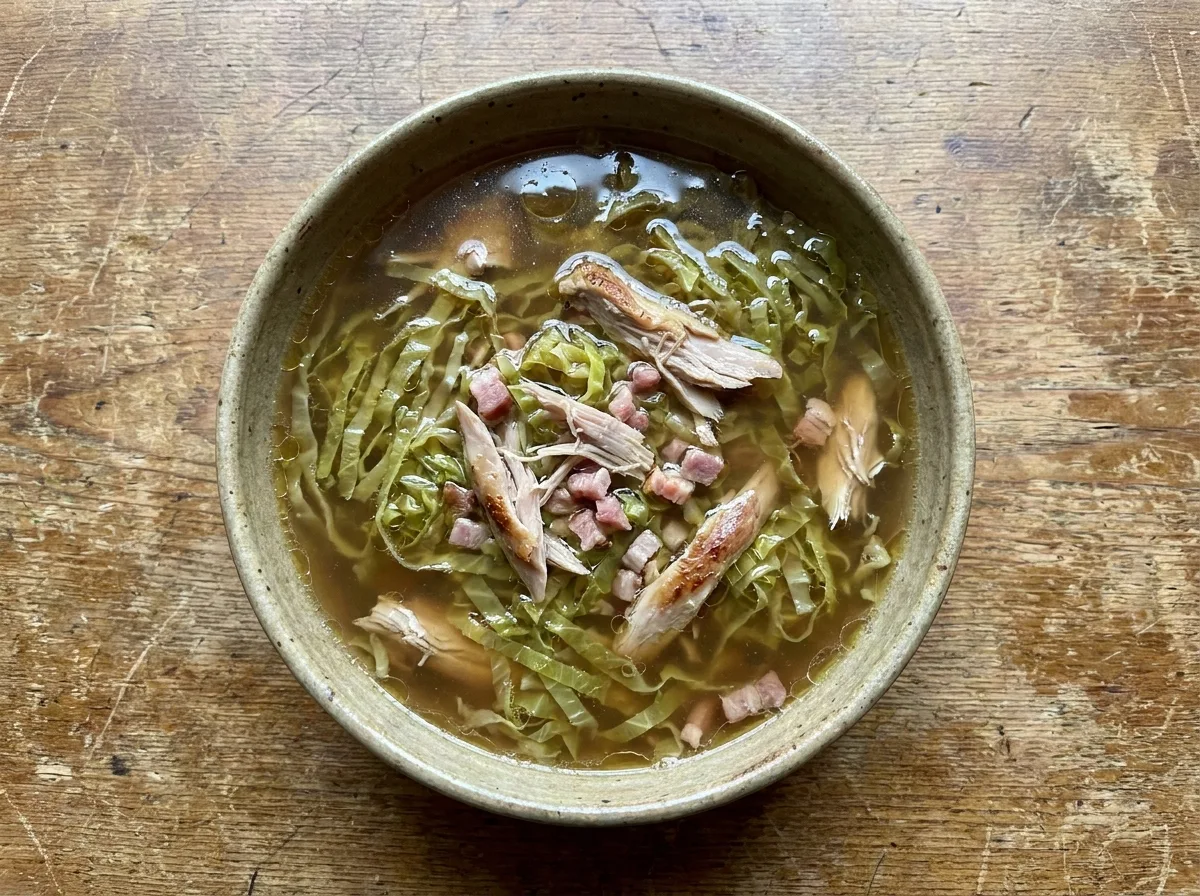 Gordon Ramsay Cabbage Soup with Rabbit Shreds