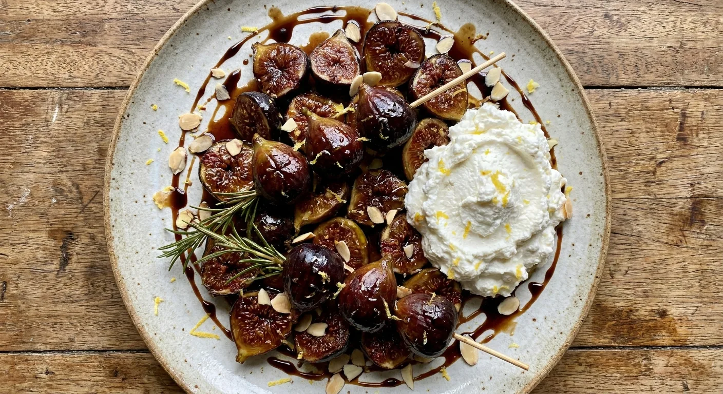 Gordon Ramsay’s Caramelised Figs with Ricotta