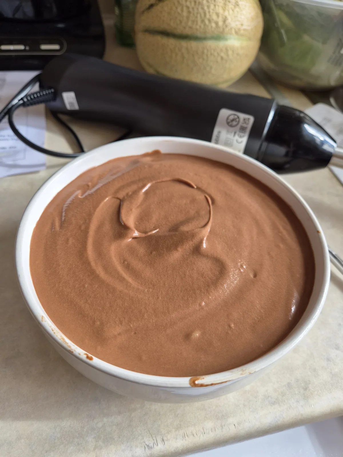 Alex's Custard-Method Chilli Chocolate Mousse