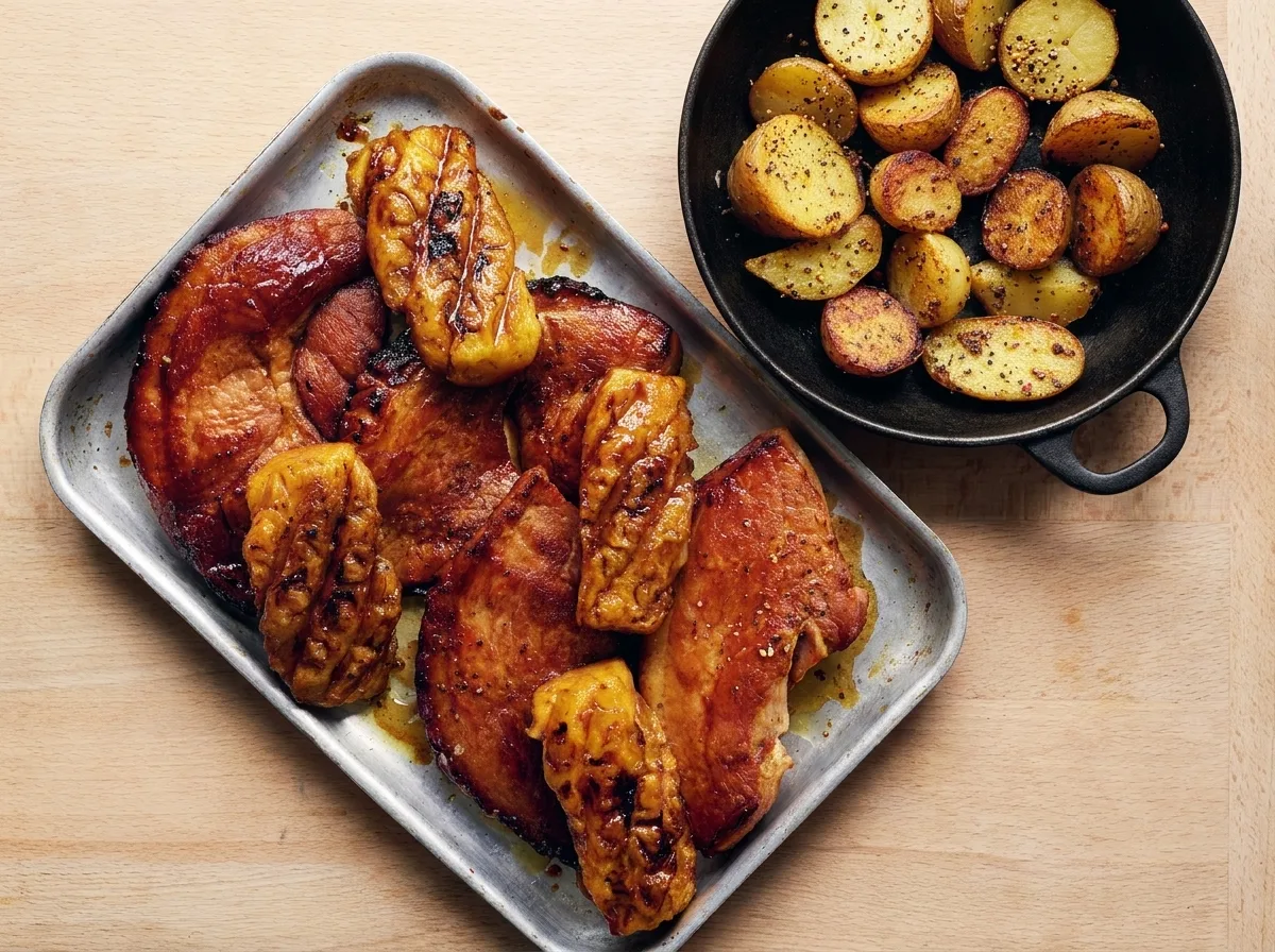 Gordon Ramsay Treacle-Glazed Gammon Steaks