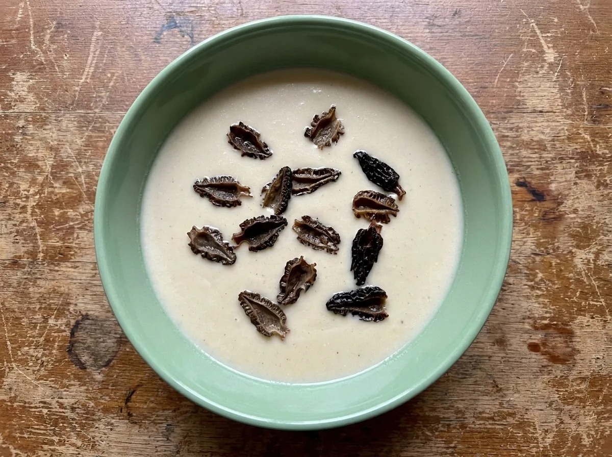 Gordon Ramsay Jerusalem Artichoke Soup with Morels