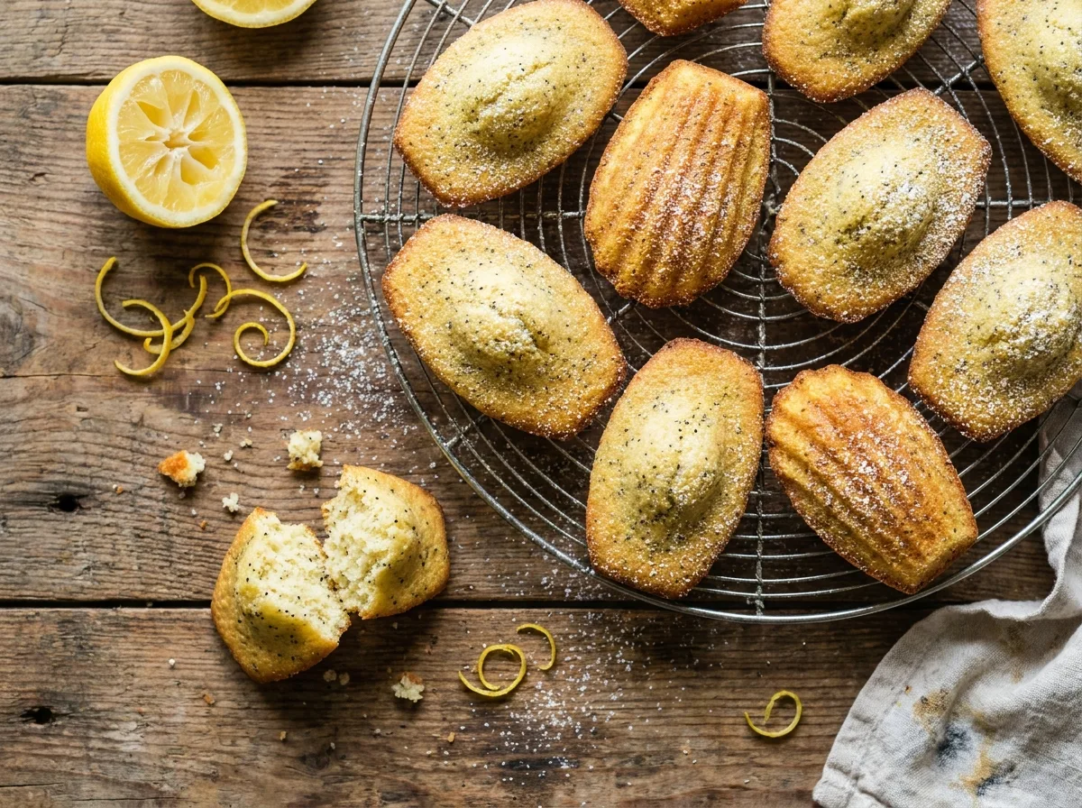 Gordon Ramsay’s Lemon and Poppy Seed Madeleines