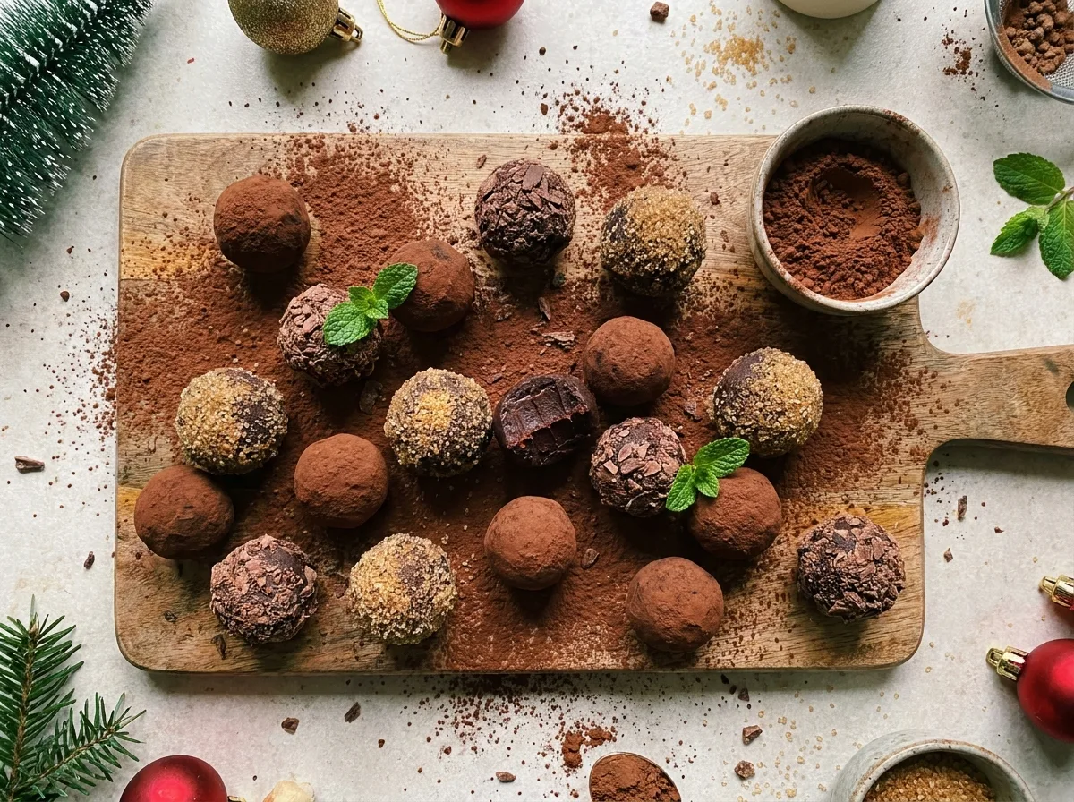 Gordon Ramsay’s Mint Chocolate Truffles