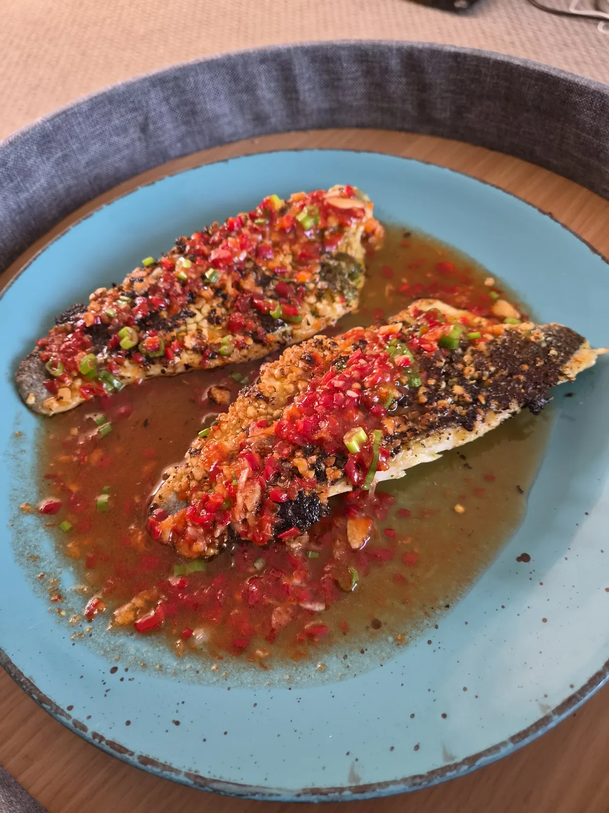 Gordon Ramsay's Red Mullet with Sweet Chilli Sauce