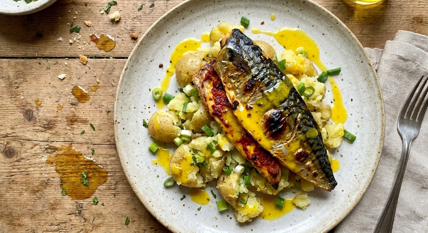 Gordon Ramsay’s Roasted Mackerel with Garlic and Paprika