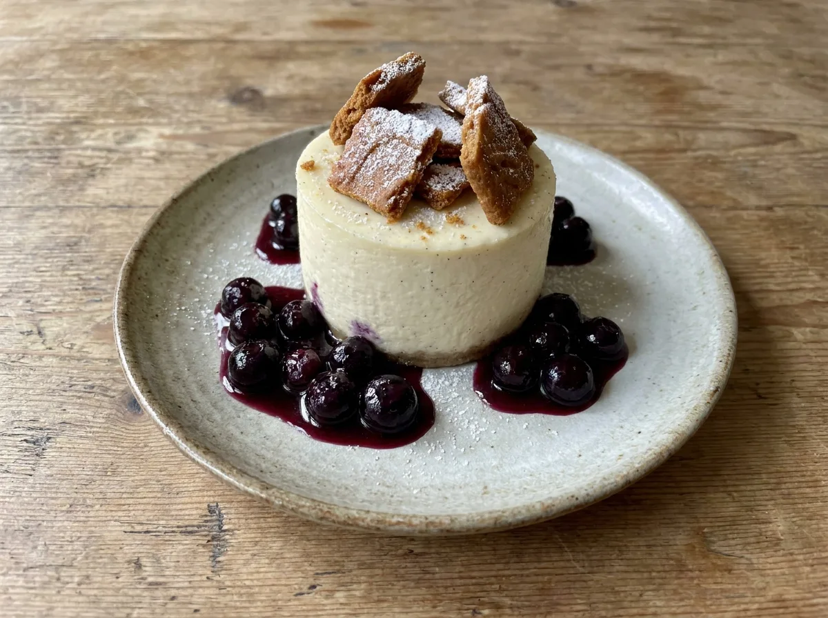 Gordon Ramsay Vanilla Cheesecake with Berry Compote